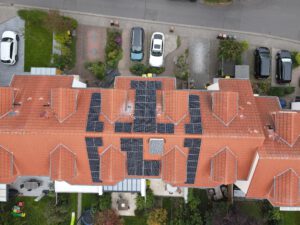 Dach Vogelperspektive