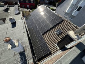 Dachansicht Solaranlage rechts