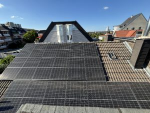 Dachansicht Solaranlage vorne