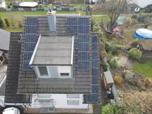 Solaranlage Modulfelder Nordseite (frontal)