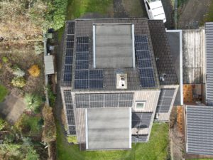 Solaranlage Modulfelder (Draufsicht)
