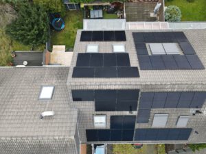 Solaranlage Modulfelder Draufsicht