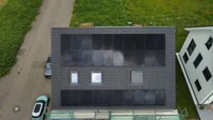 13,65 kWp Solaranlage - Draufsicht