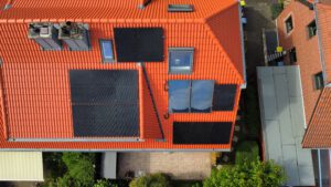5,46 kWp Solaranlage - Draufansicht